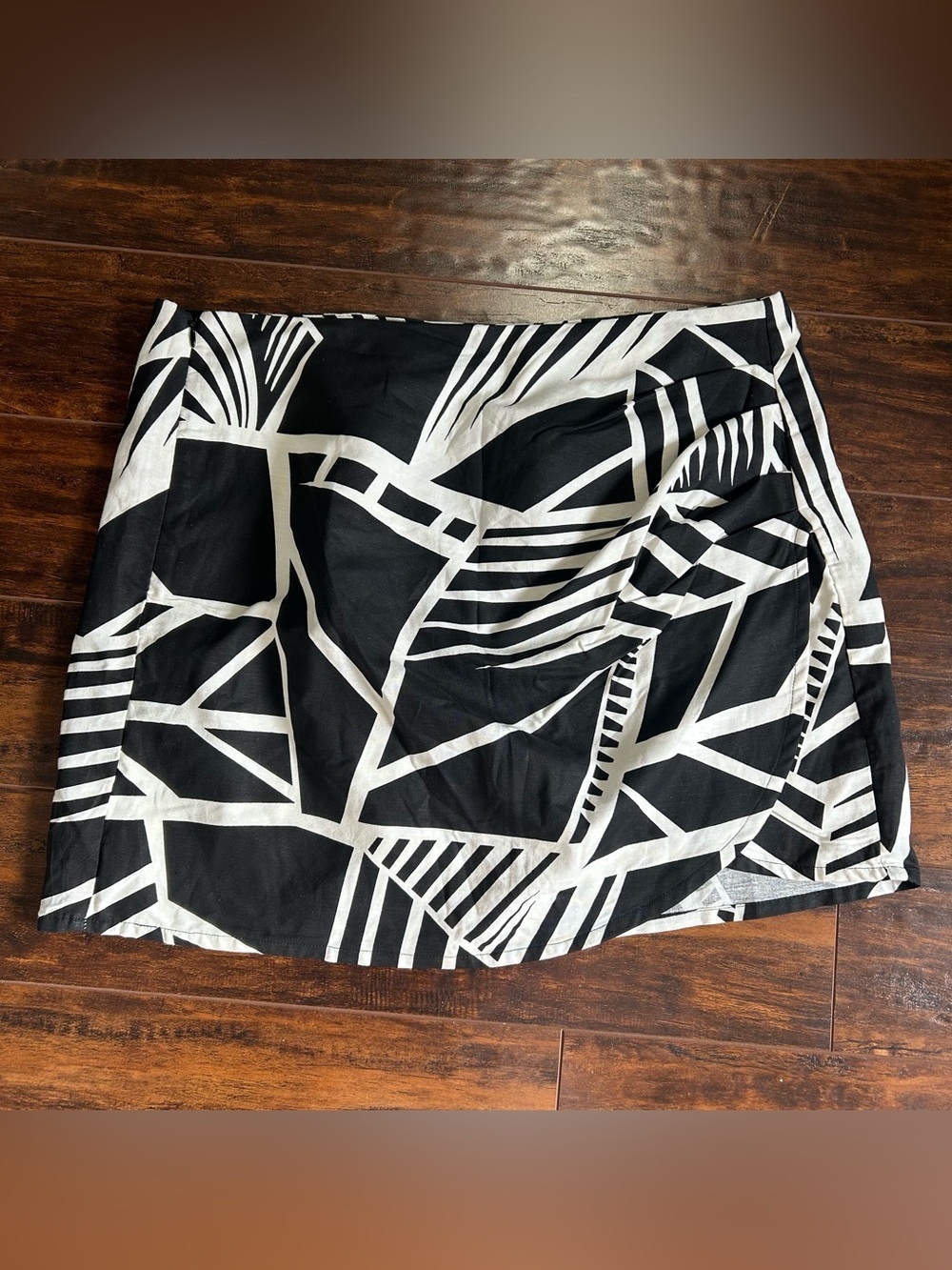 Dynamite Draped Mini Skirt
